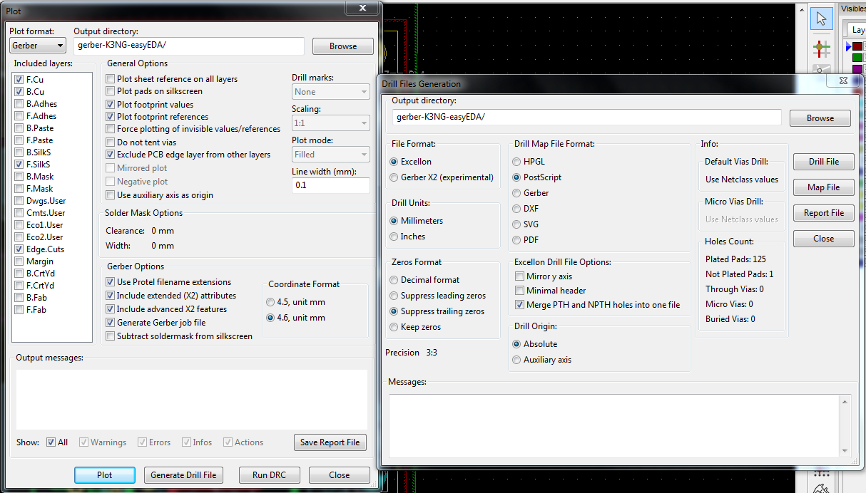 kicad drill for panelizer